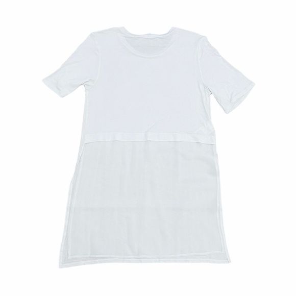 NWT BCBGeneration Optic White Contrast Tunic M - Picture 13 of 16